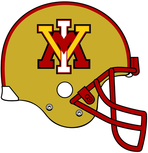 VMI Keydets 0-Pres Helmet Logo iron on transfers for fabric